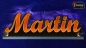 Preview: Ihr LED Wunschname "Martin" Namensschild Leuchtschild Truckerschild