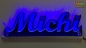 Preview: Ihr LED Wunschname "Michi" Namensschild Leuchtschild Truckerschild