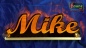 Preview: Ihr LED Wunschname "Mike" Namensschild Leuchtschild Truckerschild