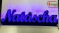 Preview: Ihr LED Wunschname "Natascha" Namensschild Leuchtschild Truckerschild