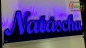 Preview: Ihr LED Wunschname "Natascha" Namensschild Leuchtschild Truckerschild