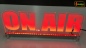 Preview: LED Hinweisschild schmal Gravur “On Air" Info-Schild Signalschild Werbeschild Leuchtschild