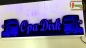 Preview: LED Namensschild Detailzeichnung Zugmaschine Gravur "Opa Dirk" oder Wunschname als Konturschnitt - Truckerschild Neonschild Leuchtschild