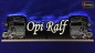 Mobile Preview: LED Namensschild Detailzeichnung Zugmaschine Gravur "Opi Ralf" oder Wunschname als Konturschnitt - Truckerschild Neonschild Leuchtschild