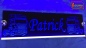 Preview: LED Namensschild Detailzeichnung Zugmaschine Gravur "Patrick" oder Wunschname auf Rechteckplatte - Truckerschild Neonschild Leuchtschild