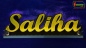 Mobile Preview: Ihr LED Wunschname "Saliha" Namensschild Leuchtschild Truckerschild