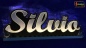 Preview: Ihr LED Wunschname "Silvio" Namensschild Leuchtschild Truckerschild