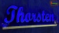 Preview: Ihr LED Wunschname "Thorsten" Namensschild Leuchtschild Truckerschild