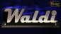 Mobile Preview: Ihr LED Wunschname "Waldi" Namensschild Leuchtschild Truckerschild