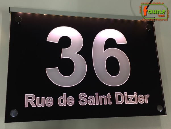 LED House Number "36" | Illuminated Address Sign