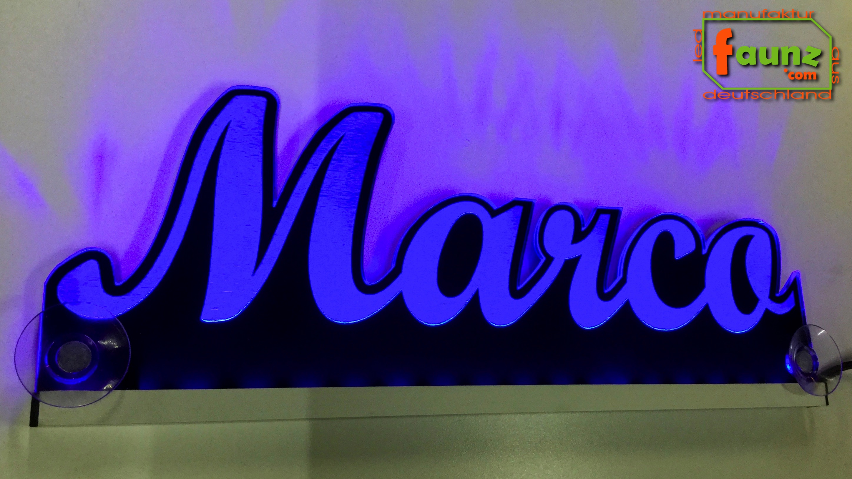 Marko LED Namensschild oder dein Name LKW Truckerschild